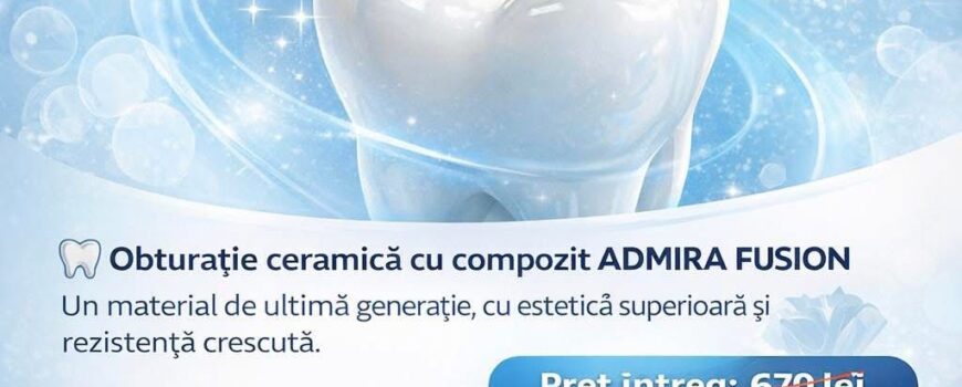 Obturație ceramică în Cluj – promoție pentru plombe dentare estetice | Smile Dental Clinic